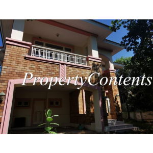 Single House for rent at Nanthawan Srinakarin village about 250 sq m. with 3 bed garden