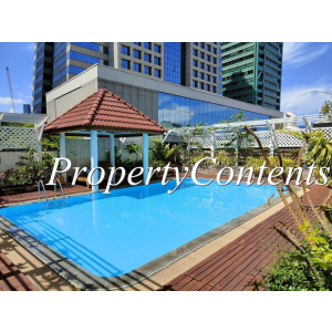 Apartment low-rise  about 190 sq m. with 3 bedroom 2 bathroom, maid room in Sathorn