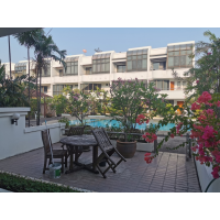 Garden house 4 bedroom townhouse with swimming pool for rent in Rama 3 or Narathiwas road