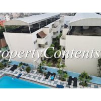 Newly renovated in modern 5-STO Townhouse in Compound with 5 bedrooms about 450 sq m. swimming pool, playground, fitness room 24hr security about 10min walk to Chong Nonsi BTS